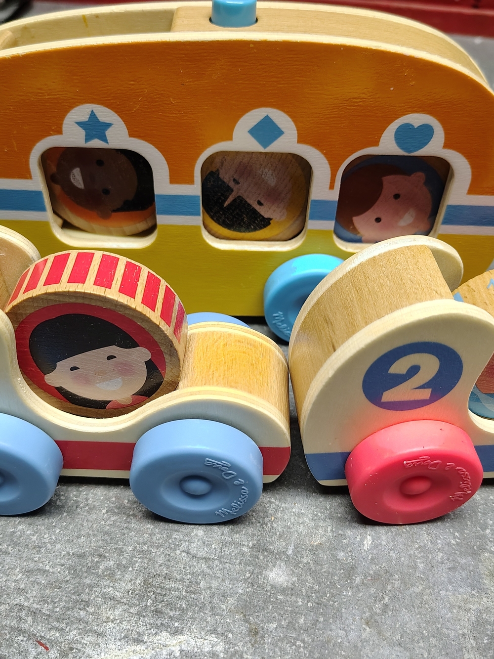 Wooden Melissa And Doug Cars And Bus